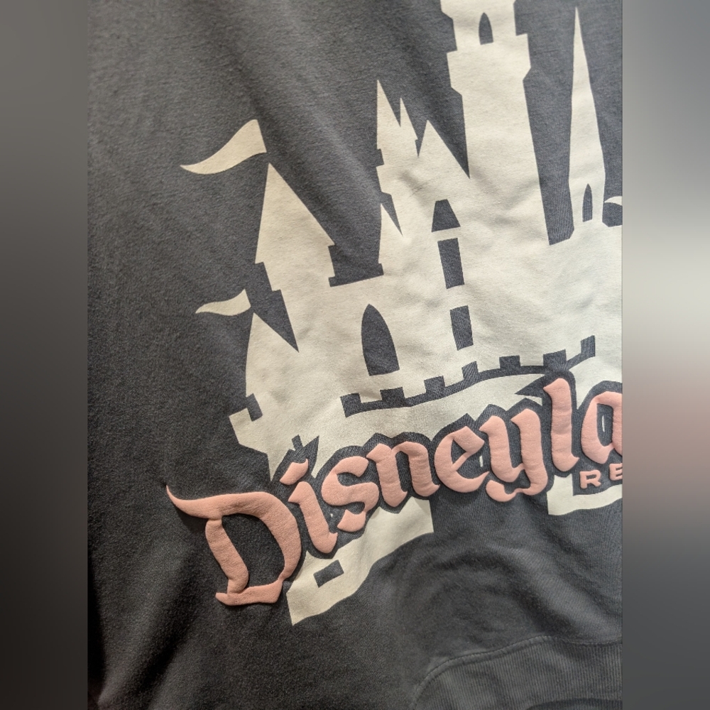 Disneyland Gray Embossed Long Sleeve Shirt - Picture 2 of 8